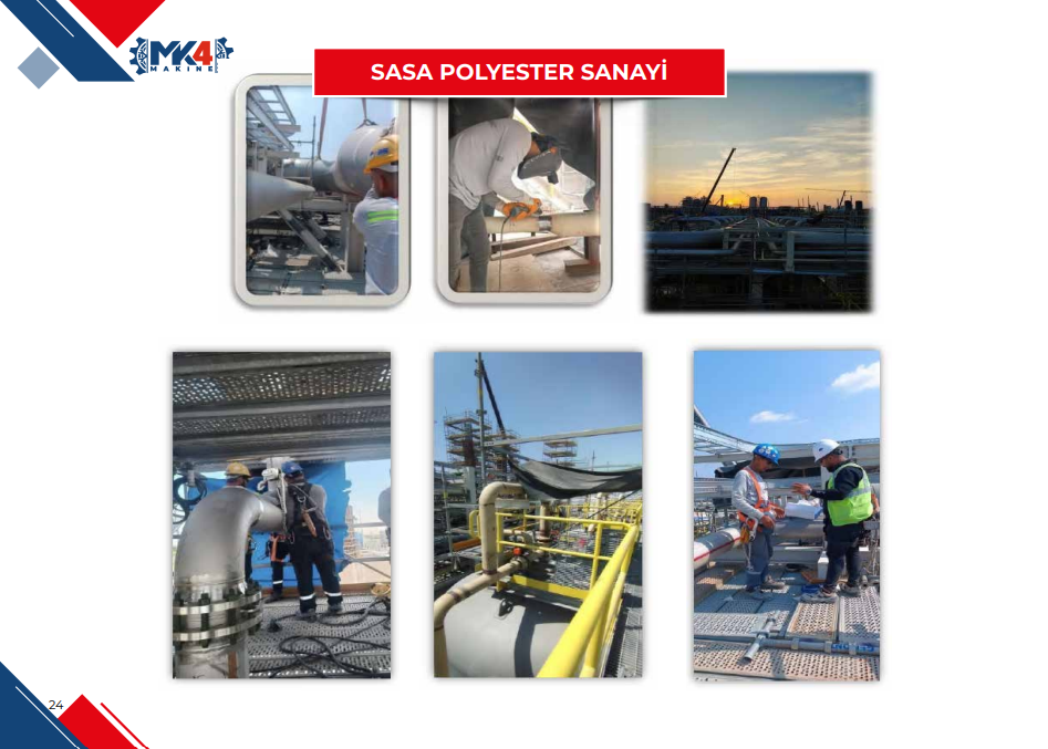 SASA Polyester Sanayi Boru Montaj